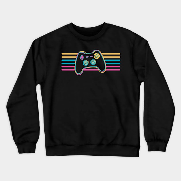 Retro Joystick | Gamer Crewneck Sweatshirt by The Urban Attire Co. ⭐⭐⭐⭐⭐